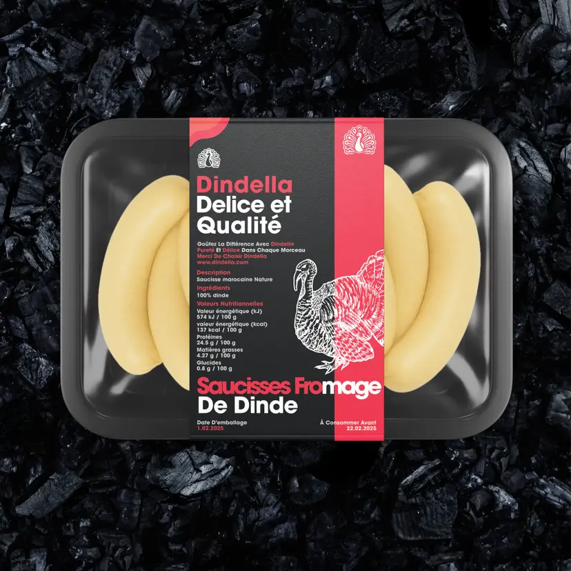 Saucisse de Dinde au Fromage