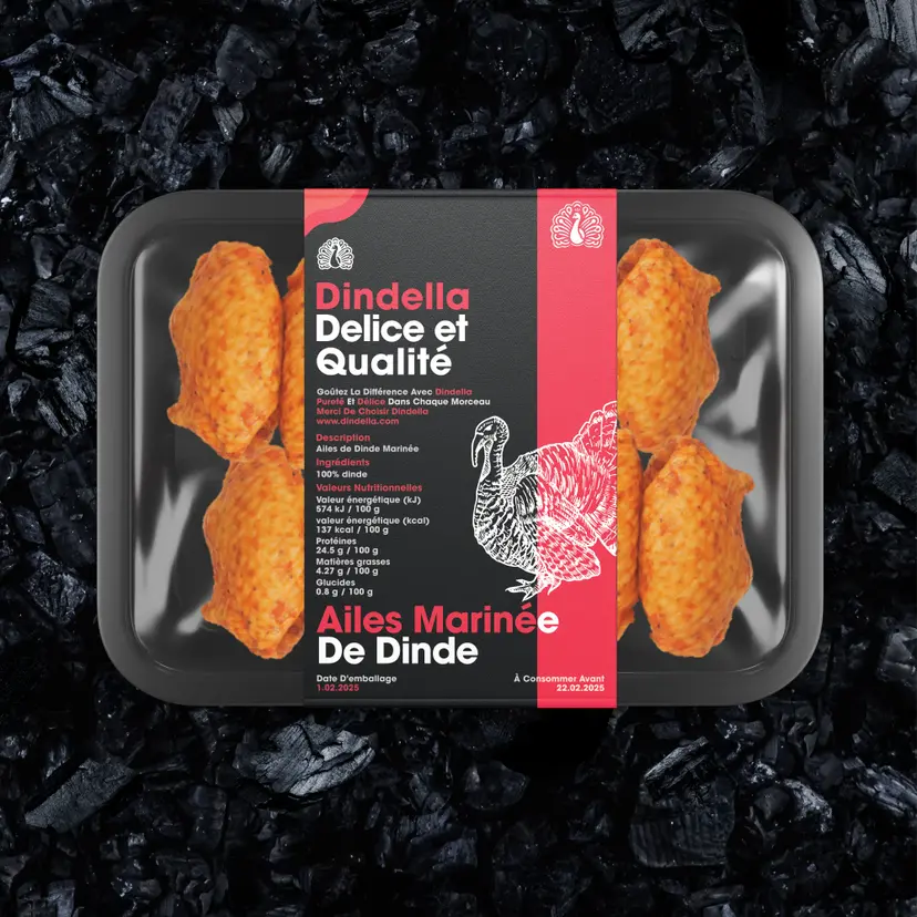 Ailes de Dinde Marinée