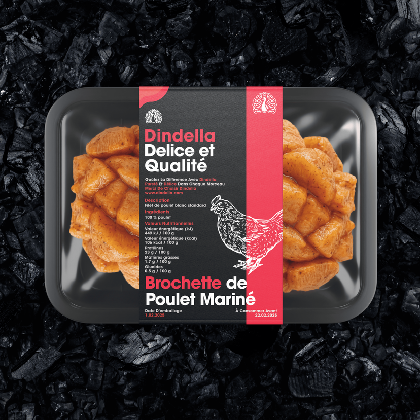 Brochette de Poulet Marinée